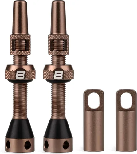 Vista 20 de BWSHLF Vástago de Válvula Sin Cámara Presta 40/44/55/60/65/70/80/100 mm, Kit de Vástago Presta de Aleación Super Ligera con Herramienta