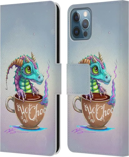 Vista 152 de Head Case Designs Officially Licensed Ruth Thompson Boba Tea Cup O Dragons Leather Wallet Case Compatible with Apple iPhone 7 Plus / 8 Plus