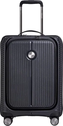 Vista 7 de Verage Rome - Juego de maletas, maleta rígida ligera y duradera con ruedas giratorias, Gris oscuro, Equipaje