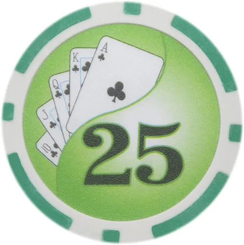 Vista 7 de Brybelly Yin Yang Poker Chip - Compuesto de arcilla pesada de 0.49 oz, paquete de 50