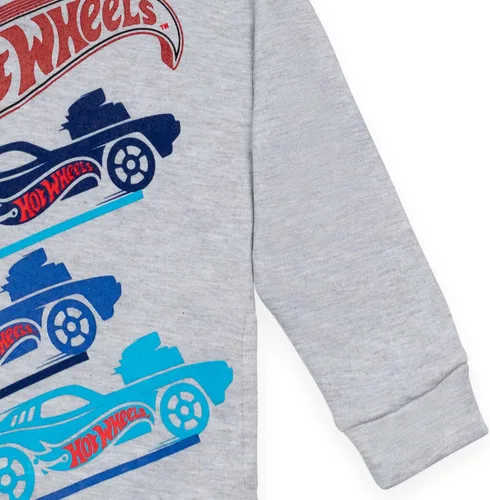 Vista 6 de Hot Wheels Sudadera con capucha de forro polar para niños pequeños a niños grandes