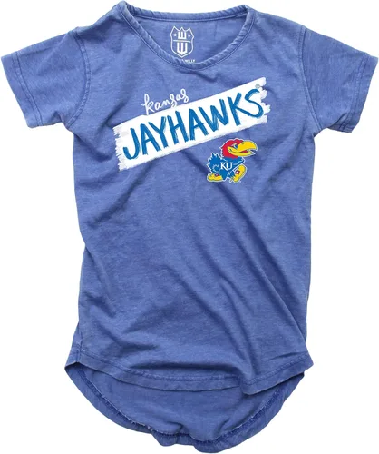Vista 26 de Wes and Willy NCAA - Camiseta Burnout para niñas S/S