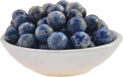 Vista 14 de Cuentas de piedra 6mm 140 piezas Cuentas de Yaxaita Redondas Cuentas sueltas de piedras preciosas para hacer joyas de pulseras y collares