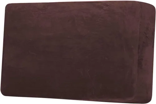 Vista 120 de H.VERSAILTEX - 4 fundas elásticas de terciopelo para cojín de sofá modular en forma de L (sofá grande de 3 plazas + 1 diván, color marfil)