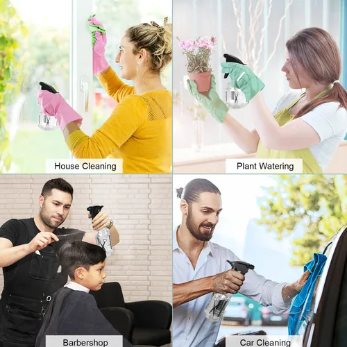 Vista 7 de Avenoir Botella de Spray Mister, Contenedor Ajustable de Almacenamiento de Spray de 250ml y 500ml para Cabello, Plantas y Limpieza del Hogar