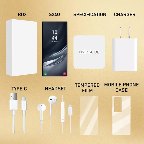 Vista 6 de Teléfonos celulares desbloqueados S24U, bolígrafo integrado, pantalla HD 6.82 8+256 GB, Android 14 6800mAh batería de larga duración 5G, doble
