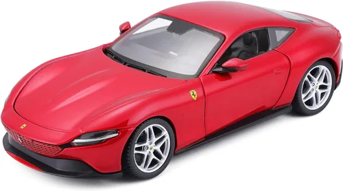 1:24 Modelo de coche para Ferrari Roma Race & Play Aleación Vehículo de lujo Diecast Cars Modelo Colección Regalo 26029 (rojo)