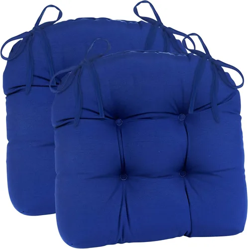 Vista 11 de Klear Vu Cojines de silla de mimbre para interiores y exteriores para muebles de patio, cocina y comedor, almohadillas de asiento resistentes al