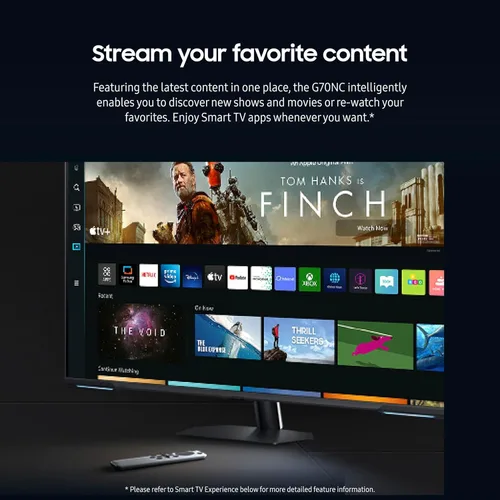 Vista 6 de SAMSUNG 43" Odyssey Neo G7 Series - Monitor inteligente para juegos 4K UHD, 144Hz, 1ms, VESA Display HDR600, Quantum Matrix Technology, AMD FreeSync