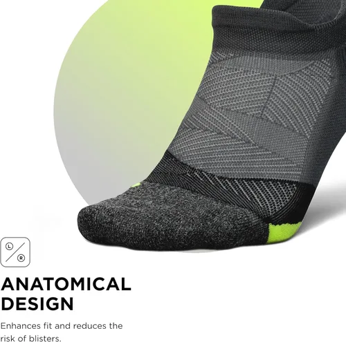 Vista 5 de Feetures Elite Light Cushion - Calcetines tobilleros con pestaña invisible, calcetines deportivos con compresión específica, (1 par)