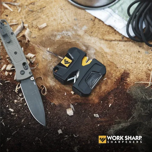 Vista 3 de Work Sharp Afilador de cuchillos y herramientas de pivote manual Pro, WSHHDPVT, Negro