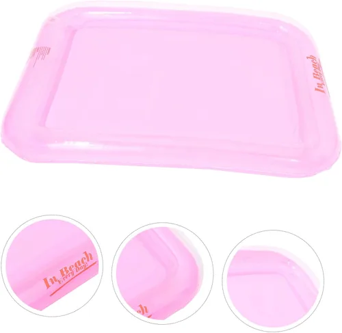 Vista 3 de Barras inflables para servir, bandejas inflables para servir ensalada de bufé de hielo, mesa de arena, caja de arena, soporte para bebidas