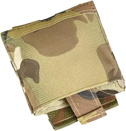 SABADO Micro Molle Dump Pouch Revista Utilidad Bolsa plegable Ultraligero Dump Pouch Battle Duty Belt Dump Pouch Soft Roll UP plegable MAG bolsa