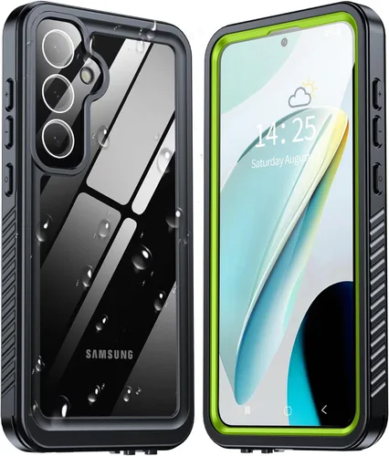 Vista 17 de ANTSHARE Funda impermeable para Samsung Galaxy S24 Ultra, lente incorporada y protector de pantalla de cuerpo completo de 360°, resistente a prueba