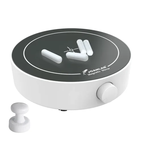 Vista 8 de JOANLAB Mini Placa de Agitación Magnética para Laboratorio Mezclador con Barra de Agitación, Placa Mezcladora Magnética para Laboratorio 3000ml