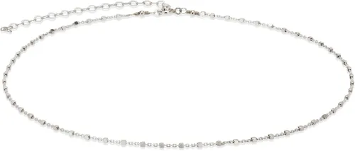Vista 9 de Annika Bella Gargantilla de cadena para mujer, gargantilla de plata de ley 925, longitud de 13 a 16 pulgadas, collares cortos para adolescentes