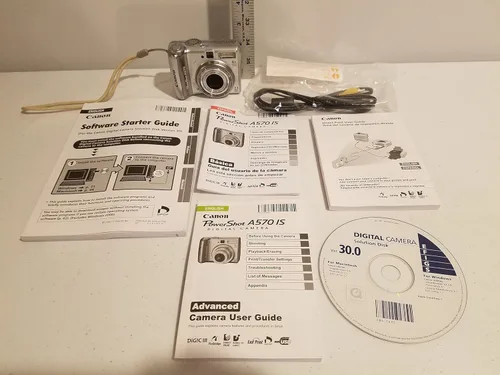 Vista 2 de Canon PowerShot A570IS 7.1MP Cámara digital con zoom estabilizado de imagen óptica 4x (Modelo antiguo)