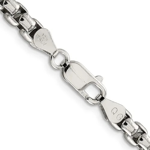 Vista 3 de IceCarats Collar de cadena de eslabones redondos de plata de ley 925 de 0.205 in