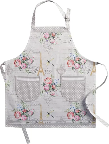 Vista 141 de Maison d' Hermine 100% Cotton Apron for women with Pocket Kitchen Chef Apron for Men Cooking Mothers Day Gifts