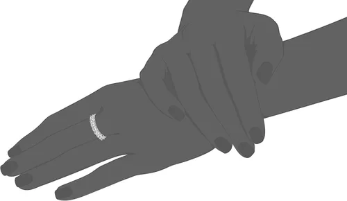 Vista 5 de Tienda Collection Sterling Silver 7-Stone Ring made with Infinite Elements Cubic Zirconia