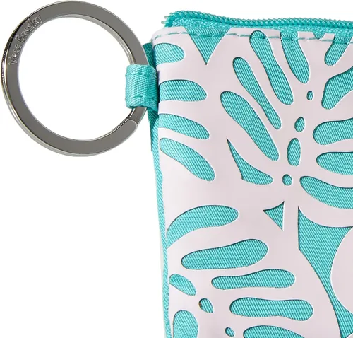 Vista 4 de Vera Bradley - Cartera de algodón, con cremallera y compartimiento para la identificación, para mujer