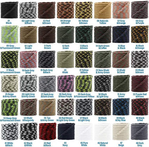 Vista 5 de DELELE 2 pares de cordones redondos con forma de onda, antideslizantes, resistentes y duraderos, para escalada al aire libre, cordones para zapatos