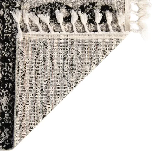 Vista 9 de Rugs.com Cherokee Collection - Alfombra alta negra de 2 x 3 pies perfecta para entradas, cocinas, rincones de desayuno, piezas de acento