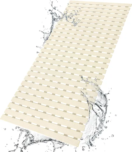 Vista 8 de BEMISO - Tapete de ducha antideslizante con ventosas y agujeros de drenaje, 27.5 x 15.7 pulgadas para bañera y ducha, fácil de secar, fácil