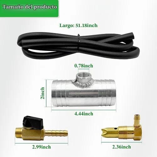 Vista 2 de 11029 Kit de instalación diésel de 2 pulgadas compatible con camiones Chevy