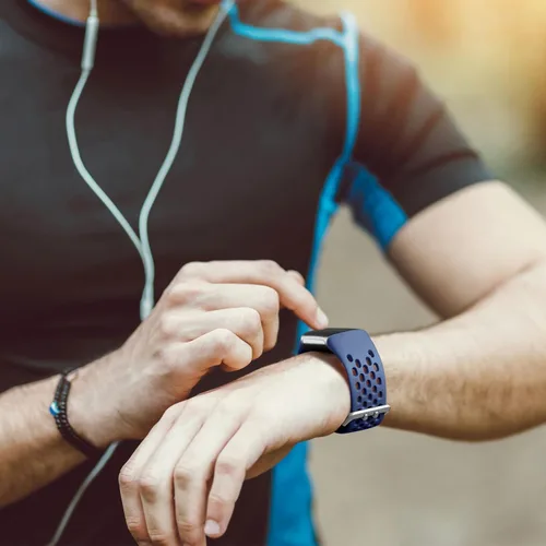 Vista 6 de Maledan Compatible con Fitbit Charge 5/Fitbit Charge 6 bandas para mujeres y hombres, correa deportiva transpirable suave impermeable de repuesto