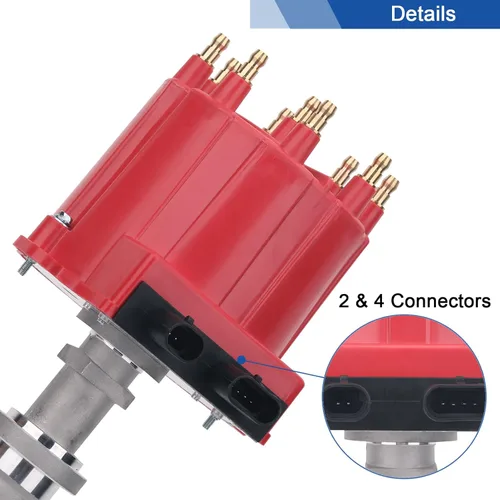 Vista 4 de Distribuidor de encendido AiYiGu con tapa y rotor para bloques grandes y pequeños, compatible con Chevy GMC 1987-1997 5.0L 5.7L 7.4L C/K Pickup