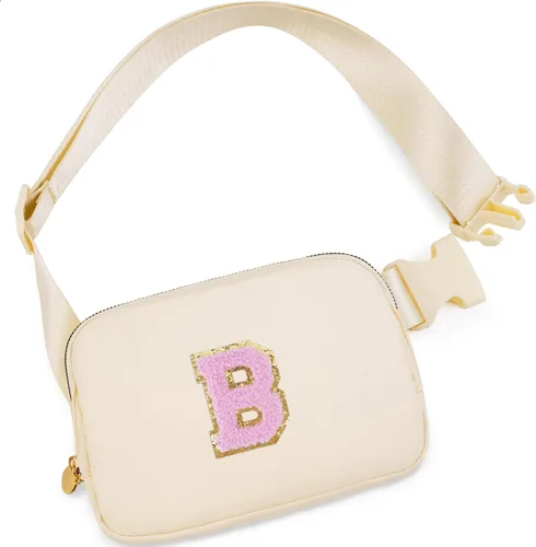Vista 117 de Bolsa de cinturón para niñas y mujeres, bolsas cruzadas, riñonera, riñonera personalizada, Negro, Small