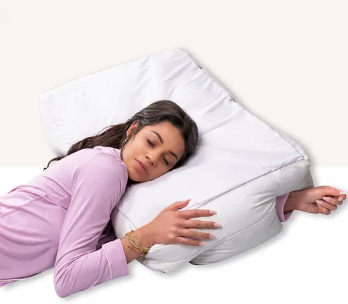 Vista 12 de Wife Pillow la Almohada para Dormir de Lado con Orificio para el Brazo para el Dolor de Hombro - Almohada de Túnel de Brazo para Personas que