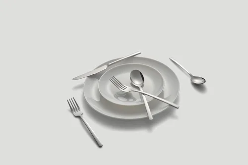 Vista 3 de Cambridge Silversmiths Beacon Mirror - Juego de cubiertos de 20 piezas, servicio para cuatro, color plateado