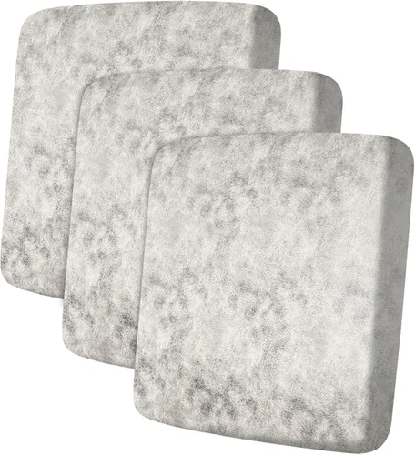 Vista 26 de ANARACHON Fundas de cojín de sofá con aspecto de cuero, juego de fundas de asiento de sofá, protector de muebles para sillón seccional, sofá biplaza