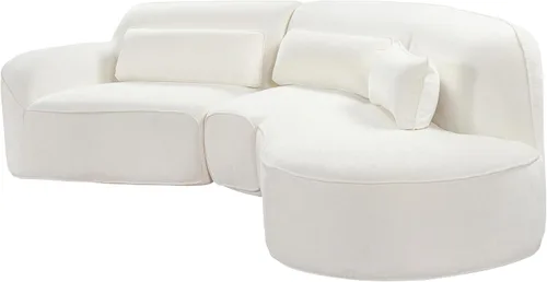 Vista 8 de Christopher Knight Home Kiin - Sofá modular modular de 123 pulgadas, moderno sofá grande curvado, cómodo sofá modular tapizado para sala de estar