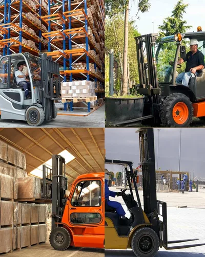 Vista 4 de Extensiones de horquilla para carretillas elevadoras, extensiones de carretilla elevadora de 96 pulgadas de largo y 4.5 pulgadas de ancho, accesorio