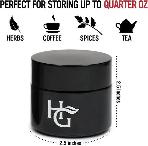 Vista 4 de Herb Guard - Contenedor de cuarto de onza, 100 ml