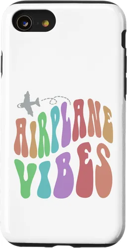 Vista 17 de Groovy Airplane Vibes Travel Mode Pilot Crew Retro Vacation Case for iPhone 16
