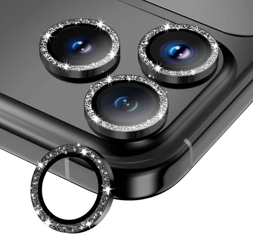 Vista 28 de Protector de lente de cámara para iPhone 17 Pro Max/17 Pro/16 Pro Max/16 Pro/15 Pro Max/15 Pro/14 Pro Max/14 Pro, cubierta individual de cámara