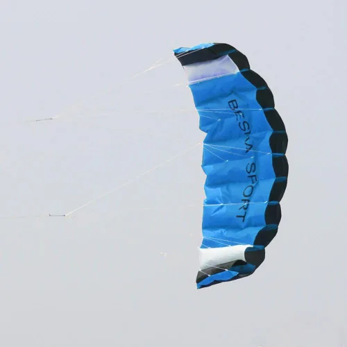Vista 3 de Besra - Enorme cometa de 74 pulgadas de doble línea para acrobacias con paracaídas con herramientas de vuelo 1.9 m de potencia para kitesurf.