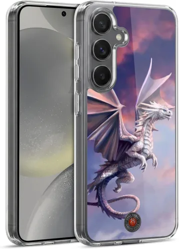 Vista 108 de Head Case Designs Officially Licensed Anne Stokes God's Hammer Guardian Dragons Gel Case [Military Grade Protection] Compatible with Samsung Galaxy