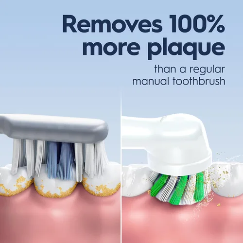 Vista 2 de Oral-B Pro 1000 CrossAction - Cepillo de dientes eléctrico, Verde
