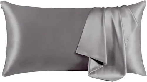 Vista 54 de THXSILK Juego de 2 fundas de almohada 100% seda de morera para cabello y piel, fundas de almohada de seda de morera de grado 6A+ ultra suaves