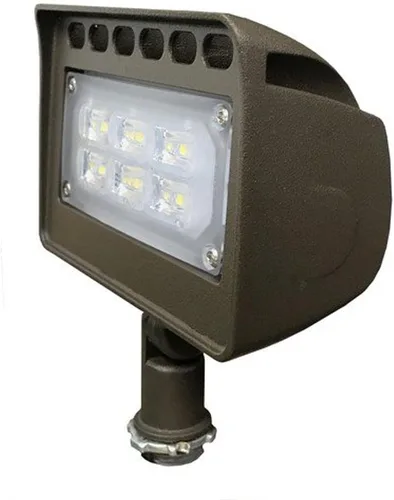 Vista 2 de Morris 71336 - Reflector LED ecológico con nudillo ajustable de 1/2", 10W, 5000 K, 983 lm, bronce