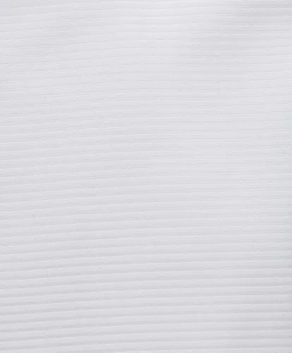 Vista 4 de David Donahue Camisa formal de ajuste regular con canalé horizontal Blanco