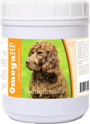 Vista 95 de Healthy Breeds Siberian Husky Omega HP - Masticables suaves para piel y pelaje, 90