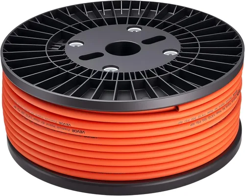 Vista 16 de VEVOR Manguera de aire, manguera híbrida de compresor de aire de 1/2 pulgada x 50 pies, mangueras neumáticas resistentes a las torceduras de 300 PSI