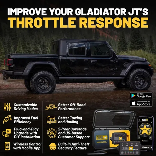Vista 2 de PEDAL COMMANDER Controlador de aceleración para Jeep Gladiator JT 2020-2025