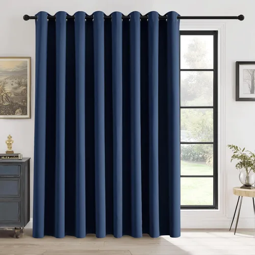 Vista 83 de RYB HOME Cortinas portátiles para puerta con privacidad, cortinas opacas y aislantes térmicas para dormitorio, armario, sala de estar, comedor